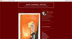 Desktop Screenshot of marycampbelldesign.blogspot.com