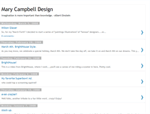 Tablet Screenshot of marycampbelldesign.blogspot.com