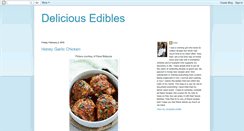 Desktop Screenshot of deliciousedibles.blogspot.com