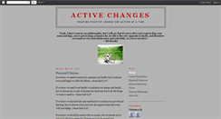 Desktop Screenshot of makingactivechanges.blogspot.com