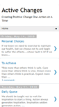 Mobile Screenshot of makingactivechanges.blogspot.com
