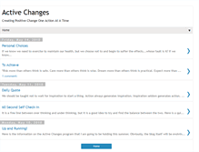 Tablet Screenshot of makingactivechanges.blogspot.com