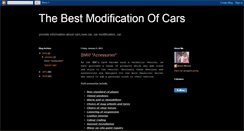 Desktop Screenshot of modificationsofcar.blogspot.com