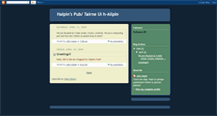 Desktop Screenshot of halpinspubcroom.blogspot.com
