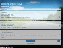 Tablet Screenshot of bersamaummualiya.blogspot.com