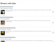 Tablet Screenshot of dinnerswithalex.blogspot.com