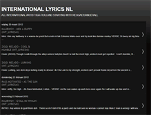 Tablet Screenshot of int-lyricsnl.blogspot.com