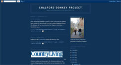 Desktop Screenshot of chalforddonkeyproject.blogspot.com