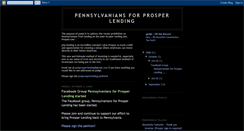 Desktop Screenshot of pa4prosperlending.blogspot.com