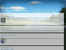 Tablet Screenshot of dahlwardquilting.blogspot.com