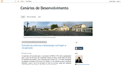 Desktop Screenshot of cenariosdesenvolvimento.blogspot.com