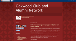 Desktop Screenshot of oakwoodclub.blogspot.com