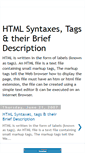 Mobile Screenshot of html-syntaxes.blogspot.com