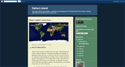 Desktop Screenshot of hattersisland.blogspot.com