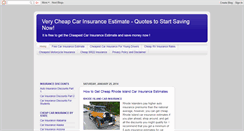 Desktop Screenshot of car-insurance-estimate-quote.blogspot.com