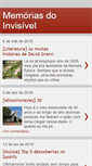 Mobile Screenshot of memoriasdoinvisivel.blogspot.com