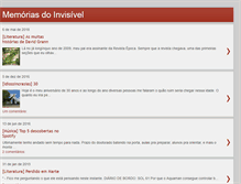 Tablet Screenshot of memoriasdoinvisivel.blogspot.com