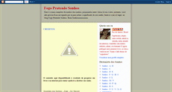 Desktop Screenshot of fogoprateado-sonhos.blogspot.com
