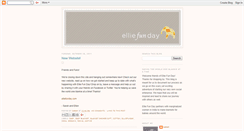 Desktop Screenshot of elliefunday.blogspot.com