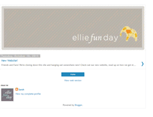 Tablet Screenshot of elliefunday.blogspot.com