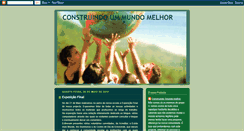 Desktop Screenshot of construindo-1mundo-melhor.blogspot.com