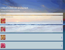 Tablet Screenshot of evgeniascreations.blogspot.com