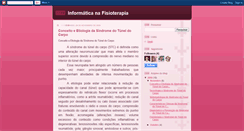 Desktop Screenshot of informaticafisioterapia.blogspot.com