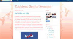 Desktop Screenshot of cara-capstoneseniorseminar.blogspot.com