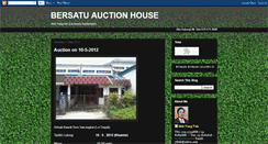 Desktop Screenshot of bersatu-auction-house.blogspot.com