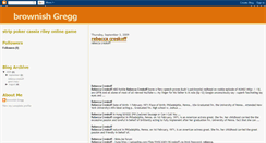 Desktop Screenshot of greggbrownishjw.blogspot.com