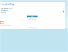 Tablet Screenshot of bos-directory.blogspot.com