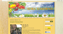 Desktop Screenshot of gaiagardens.blogspot.com