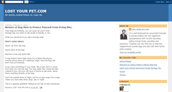 Desktop Screenshot of lostyourpet.blogspot.com