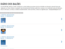 Tablet Screenshot of diariodosbaloes.blogspot.com