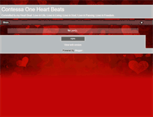 Tablet Screenshot of contessaoneheartbeats.blogspot.com