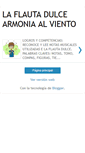 Mobile Screenshot of flautadulcearmoniaalviento.blogspot.com