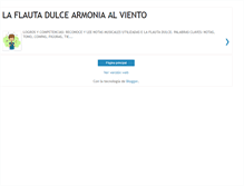 Tablet Screenshot of flautadulcearmoniaalviento.blogspot.com