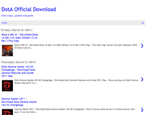 Tablet Screenshot of dota-official.blogspot.com