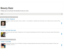 Tablet Screenshot of beautydaze.blogspot.com