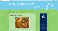 Desktop Screenshot of feezalovelykitchen.blogspot.com