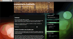 Desktop Screenshot of comentariohablado.blogspot.com