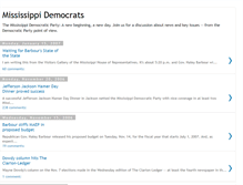 Tablet Screenshot of mississippidemocrats.blogspot.com