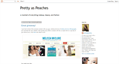 Desktop Screenshot of prettyaspeaches.blogspot.com
