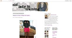 Desktop Screenshot of oldladyintraining.blogspot.com