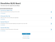 Tablet Screenshot of dieselbikes.blogspot.com