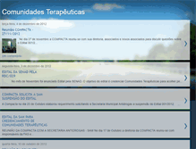 Tablet Screenshot of compactacomunidadesterapeuticas.blogspot.com