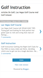 Mobile Screenshot of golf--instruction-tips.blogspot.com