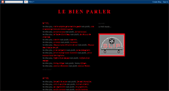 Desktop Screenshot of lebienparler.blogspot.com