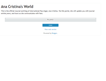 Tablet Screenshot of anacristinaworld.blogspot.com