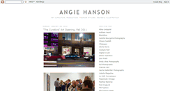 Desktop Screenshot of angiehanson.blogspot.com